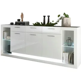 furn.design Sideboard, Weiß,