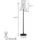 LUCANDE Straßenleuchte Aluminium 150,0 cm 1 x 15 W LED schwarz