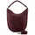 FredsBruder Gürteltier Schultertasche Leder Dark Red