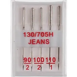TSI Nähmaschinennadeln silber Jeans