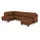 sit&more Wohnlandschaft SIT & MORE "Farö U-Form", braun (cognac), B:325cm H:90cm T:187cm, Sofas, Wohnlandschaft, inklusive Federkern, wahlweise mit Bettfunktion und Bettkasten