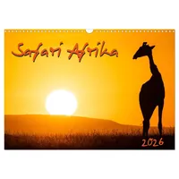 Calvendo Safari Afrika (Wandkalender 2026 DIN A3 quer), CALVENDO