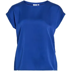 VILA VIELLETTE S/S Satin TOP/SU - NOOS