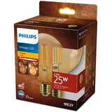 Philips LEDclassic E27 Lampe Gold, ersetzt 25W, warmweiß (1800 Kelvin), Dekolampe