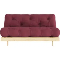 Karup Roots Schlafsofa, Gästebett, Sofa inkl. Futonmatratze«, Liegefläche 90/140/160 x200 cm, FSC® zertifizierte Kiefer rot