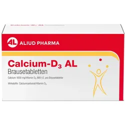 Calcium-D3 AL Brausetabletten bei Calcium- und D3-Mangel und unterstützend zur Osteoporosebehandlung