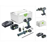 Festool TPC 18/4 I-Basic Akku Schlagbohrschrauber 18 V 75 Nm Brushless + 1x Akku 5,0 Ah + Ladegerät + Systainer