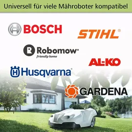AccuCell Begrenzungskabel 150m mit 300 Haken und 10x Kabelverbinder für Mähroboter