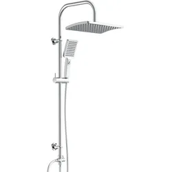 SchütteDuschset MALLORCA Regendusche ohne Armatur Chrom