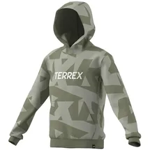 adidas Hoodie Multi Printed Logo Halo Green/Tent Green 11-12 Jahre
