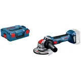 Bosch GWX 18V-7 inkl. Schutzhaube, Zusatzhandgriff, Einlage, L-BOXX ohne Akku