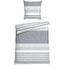SCHIESSER Adele Paisley Grau 135 x 200 cm + 80 x 80 cm