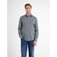 Lerros Poplinhemd mit Stretchanteil - Fjord Blue - L