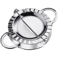 Westmark Ravioliformer, Durchmesser:Ø 9,5 cm, Mit praktischen Griffen, Rostfreier Edelstahl, Gina, Silber, 61362270