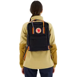 Fjällräven Kanken Rainbow 16 l black/rainbow pattern