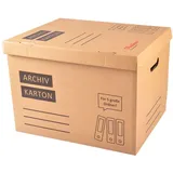 Buri Archivkarton Aktenkarton Ordnerbox für 5 A4 Ordner
