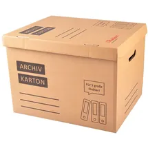 Buri Archivkarton Aktenkarton Ordnerbox für 5 A4 Ordner