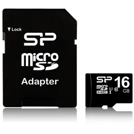 Silicon Power microSDHC 16GB Class 10 + SD-Adapter