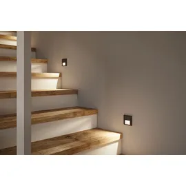 Paulmann LED Wand-Einbauleuchte Tsaro 1W schwarz matt