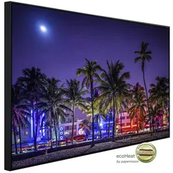 papermoon Infrarotheizung »EcoHeat - South Beach Miami«, Matt-Effekt - bunt