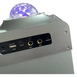 N-Gear Disco Star 710 Bluetooth Lautsprecher Silber 5 W