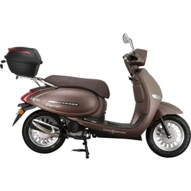 Alpha Motors Cappucino 50 ccm 2,99 PS 45 km/h mattbraun inkl. Topcase