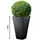 CASARIA Blumentopf Anthrazit Polyrattan-Optik 70x40x40cm