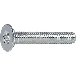 Senkschraube ISO 14581 - Stahl verzinkt blau - M 4x40 mm