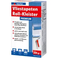 Baufan Vliestapeten Roll Kleister - 200g I Vliestapetenkleister für glatte & geprägte Vliestapeten & Vlies-Rauhfaser I Instant Tapetenkleber