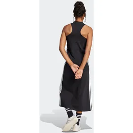adidas Sportswear Shirtkleid ESSENTIALS 3-STREIFEN LONG RACERBACK ärmelloses Racerback-Design, sportlicher Stil, ohne Verschluss schwarz XL (46/48)