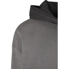 URBAN CLASSICS Sun Bleached Kapuzenpullover Black L
