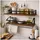Hti-Living Wandregal 41 x 0 x 0 cm Blau/Braun