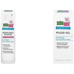 sebamed® Unreine Haut Pflege-Gel + Reinigungsschaum