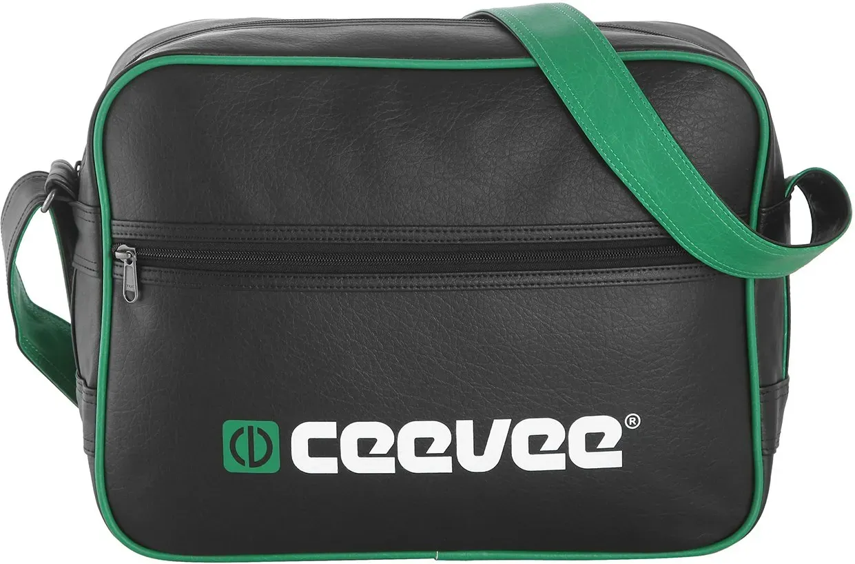 CEEVEE Leather Umhängetasche Retrobag schwarz