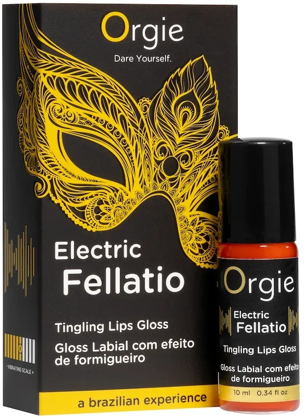 Orgie Massagegel Electric Fellatio-Lipgloss Gleitgel 10 l 