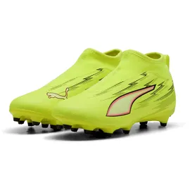 Puma Ultra 6 Match+ AG/FG Kinder yellow alert/black/silver/glowing red 38