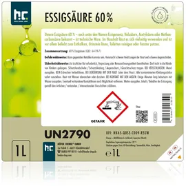 Höfer Chemie Essigsäure 15 x 1 l