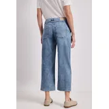 STREET ONE Loose-fit-Jeans Middle Waist Wide Leg Jeans, im Loose Fit mid Blue random wash), 32
