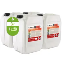 Höfer Chemie Flambiol Bioethanol 100% Hochrein 4 x 20l