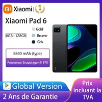 Xiaomi Pad 6 tablet, qualcomm®Löwenmaul 144, 11-Zoll-Bildschirm, 8840Hz, mAh, 33-W-Ladung,