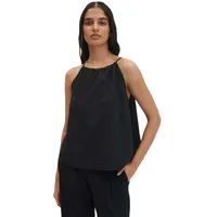 Someday Blusentop mit floraler Stickerei Schwarz 38