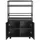 VCM Barwagen Mosaik 60 x 94 x 40 cm Schwarz