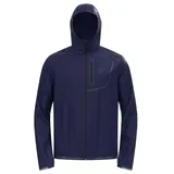 Odlo The Zeroweight Dual Dry Performance Knit Waterproof Running Jacket eclipse (21120) M