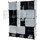 MCW Regalsystem Cairns T306, Steckregal Garderobe Kleiderschrank, 8 Boxen je 37x37x47cm schwarz