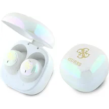 GUESS 4G Logo Mini TWS Kopfhörer weiß