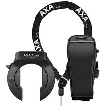 AXA basta Atlas Large Schwarz Rahmenschloss Set