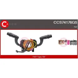 CASCO Lenkstockschalter 12V für FIAT 735643396 735690384 735756473 CCS74176GS