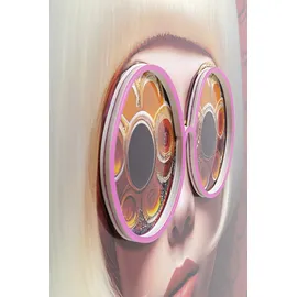 Kare DESIGN LED-Wandbild 120 x 80 cm Fancy Blonde Lady Acryl Bunt