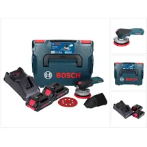 Bosch GEX 18V-125 inkl. 2 x Procore Akku 4,0 Ah + Ladegerät + L-Boxx