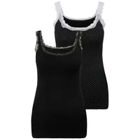 Ulla Popken Unterhemd schwarz 50-52